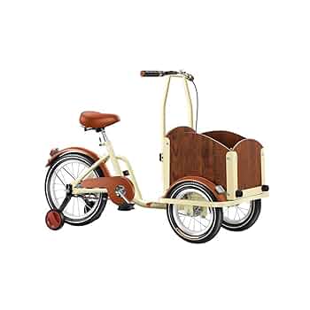 ☆ほぼ新品☆　大人用三輪車 三輪自転車 三輪車 買い物かご付き Amazon.co.jp: 大人の三輪車、3つの車輪の巡洋艦の自転車、前部